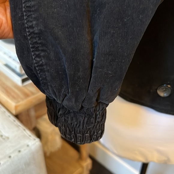 We The Free Sure Thing Bomber Corduroy Black Jacket Size XS - Picture 5 of 9